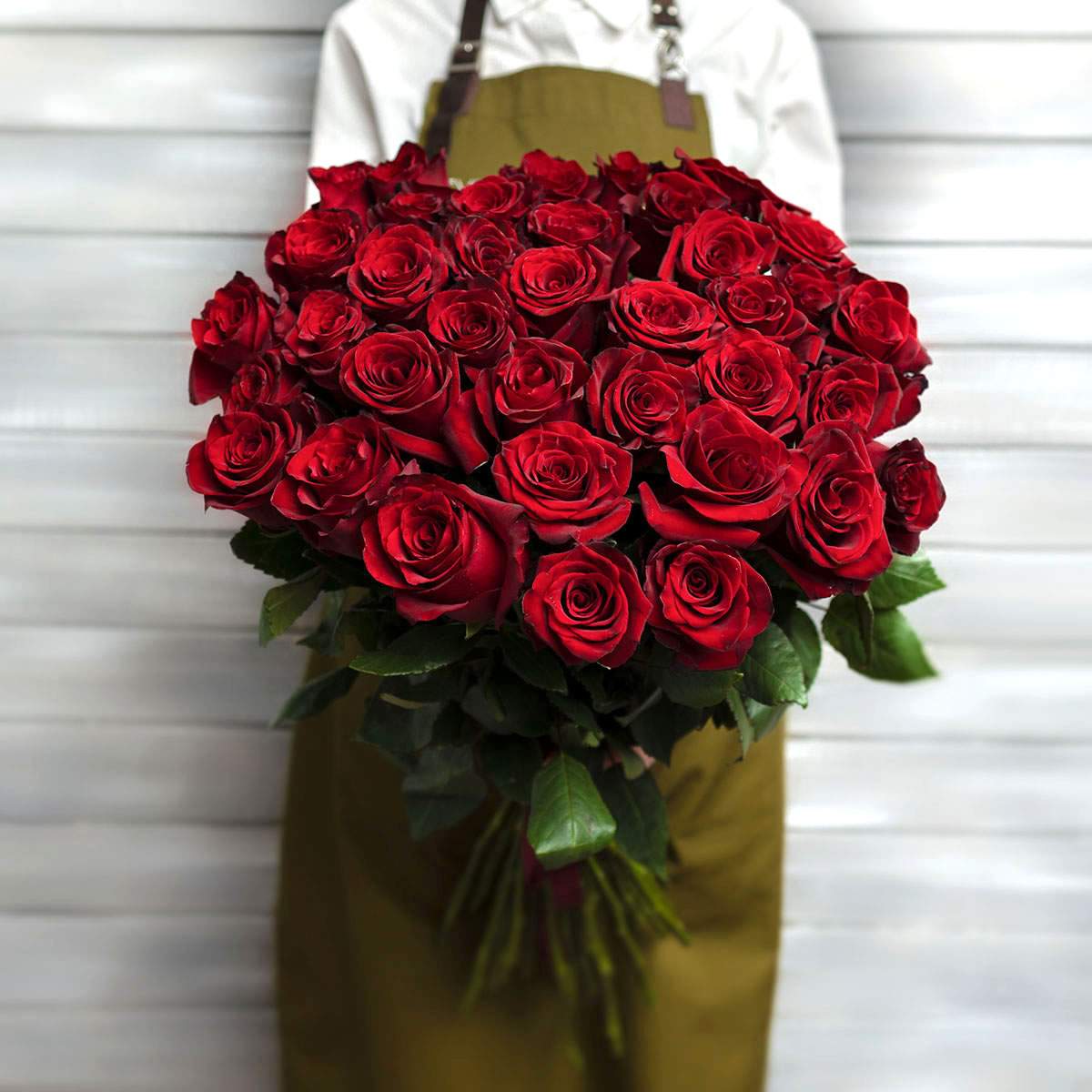 Роза красная, Эквадор, 60см